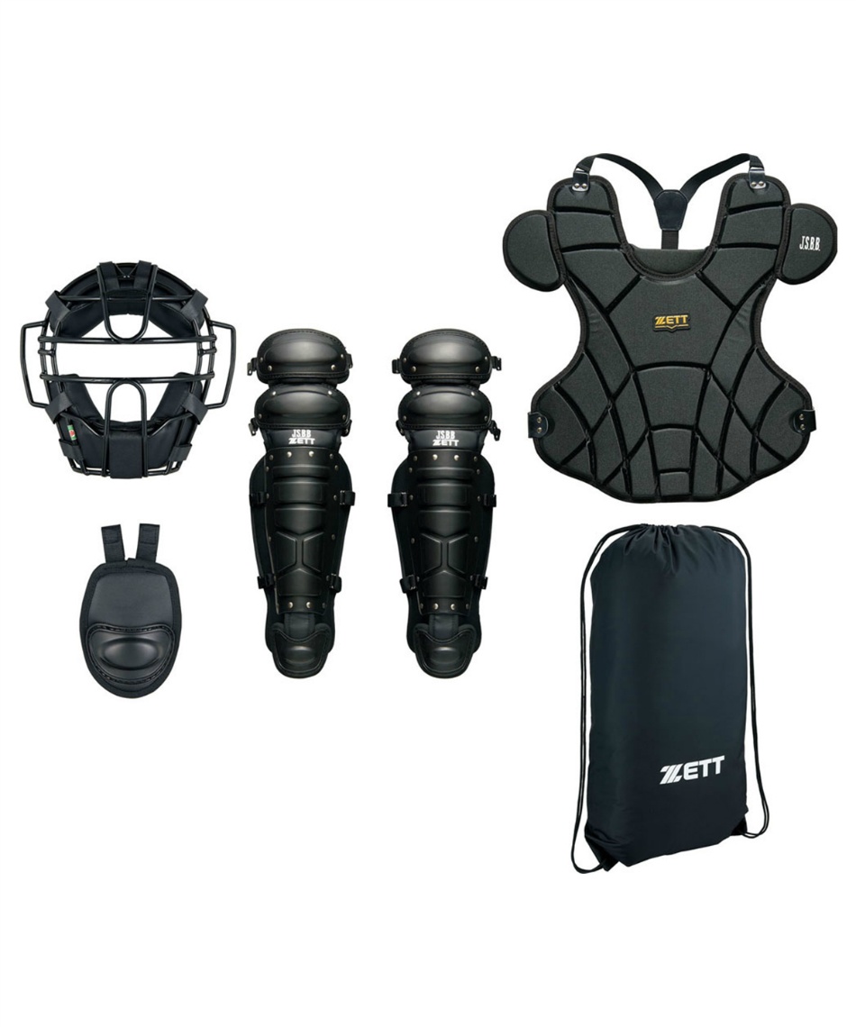ZETT キャッチャー プロテクター BL303SET Mサイズ ネイビー 軟式用防具4点セット | 【ZETT】ゼットベースボールオフィシャル