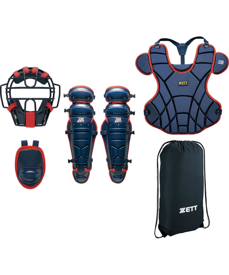ゼット(ZETT) 野球 軟式用 キャッチャー 防具4点セット BL303SET