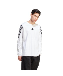 Tシャツ 長袖 フューチャーアイコン スリーストライプス 長袖Tシャツ