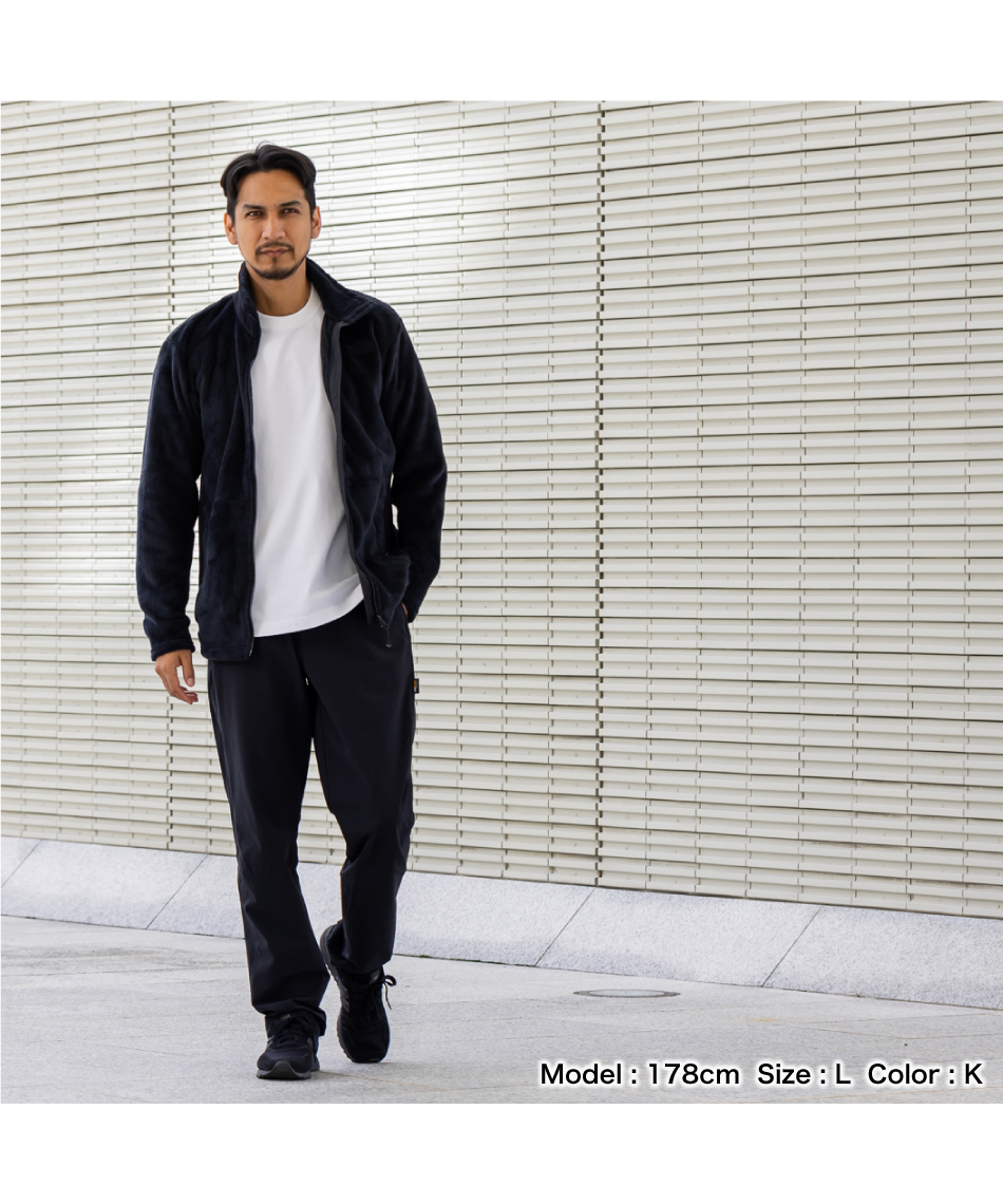 フリース ジャケット ジップインバーサミッドジャケット NA72301 K