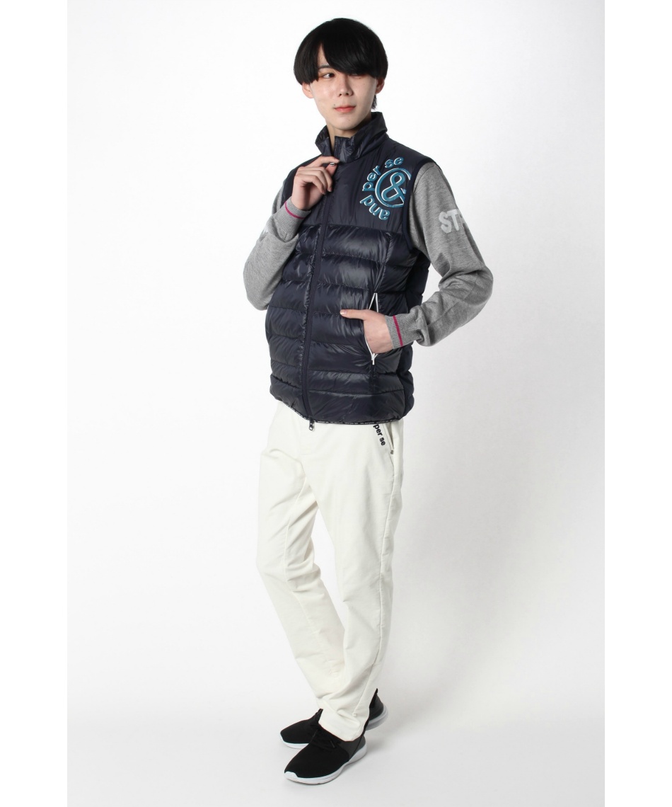 and per se エナジーコクーン ストレッチ 中綿ベスト レディス and per se アンパスィ エナジーコクーン ストレッチ 中綿ベスト