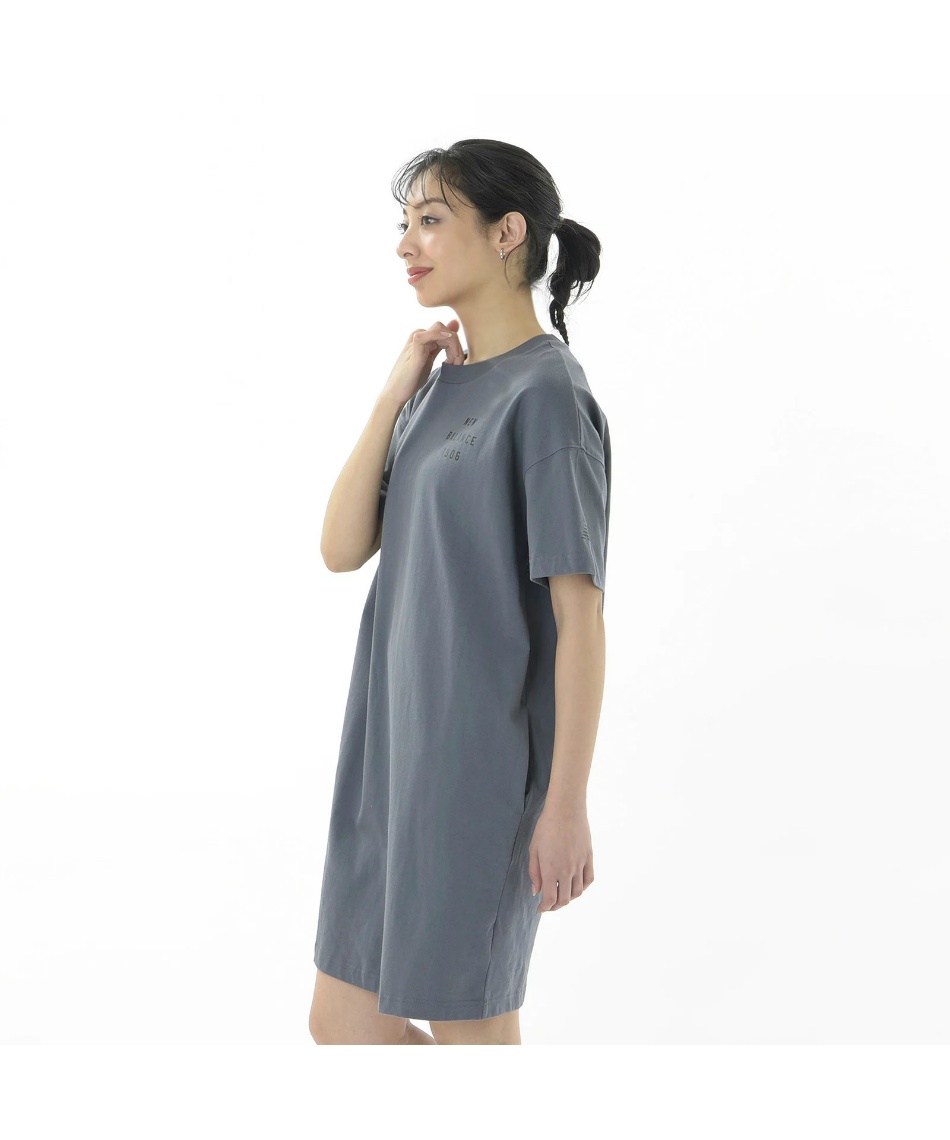 ニューバランス(new balance) ワンピース 半袖 Iconic Collegiate