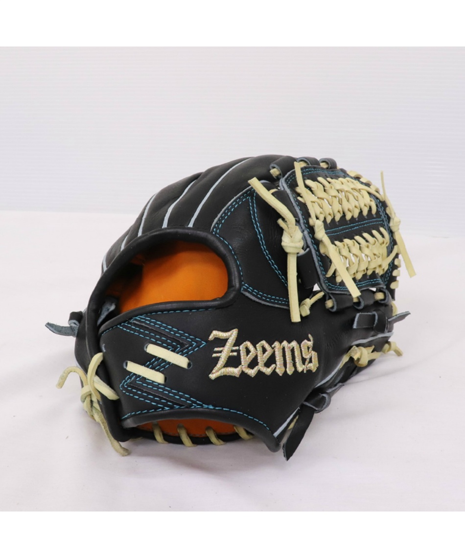 Zeems オレンジグローブ Zeems ジームス 野球 硬式 グラブ グローブ 内野手用(大) 右投げ