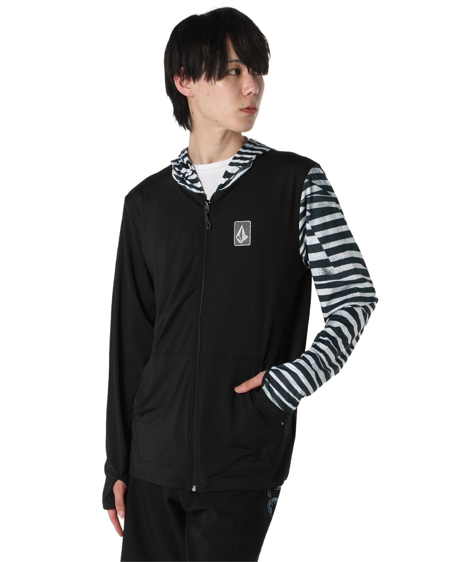 ラッシュガード 長袖 RAMP STONE HOOD LONG SLEEVE A9312405