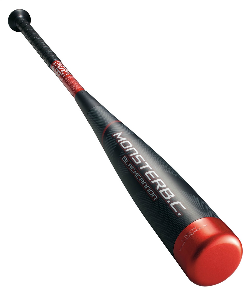 野球 一般軟式バット 軟式FRP製バット MONSTER BLACKCANNON BCT31384G
