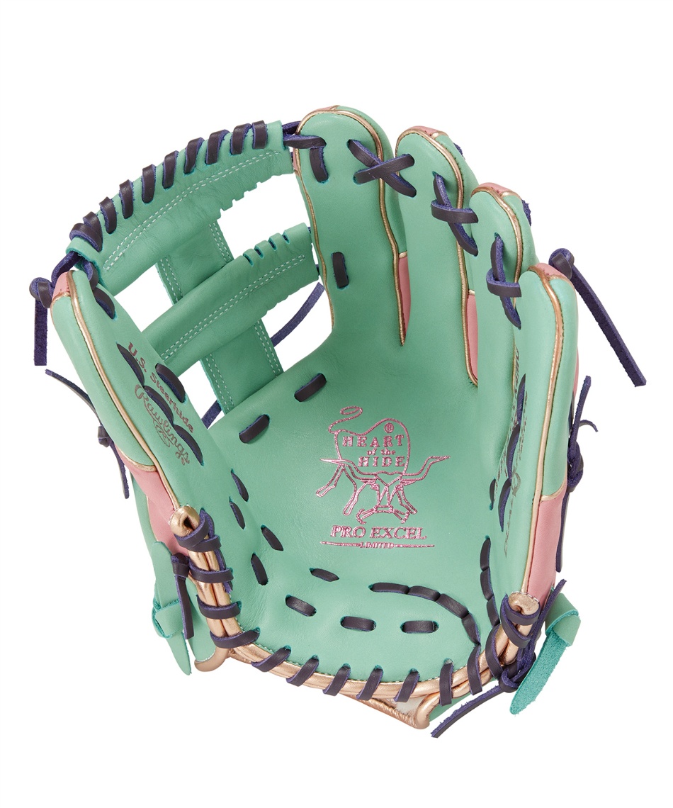 【美品】ローリングス Rawlings グローブ 軟式用 両手 両利き 軟式 HOH® PRO EXCEL Wizard #02 COLORS [内野手用] サイズ