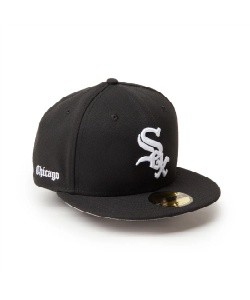 獲得ポイント48pt 20% OFF/SALE ニューエラ(NEW ERA) 帽子 キャップ 59FIFTY MLB Old English シカゴ・ホワイトソックス 14307692 【国内正規品】 メンズ レディース ブラック 7 1/2