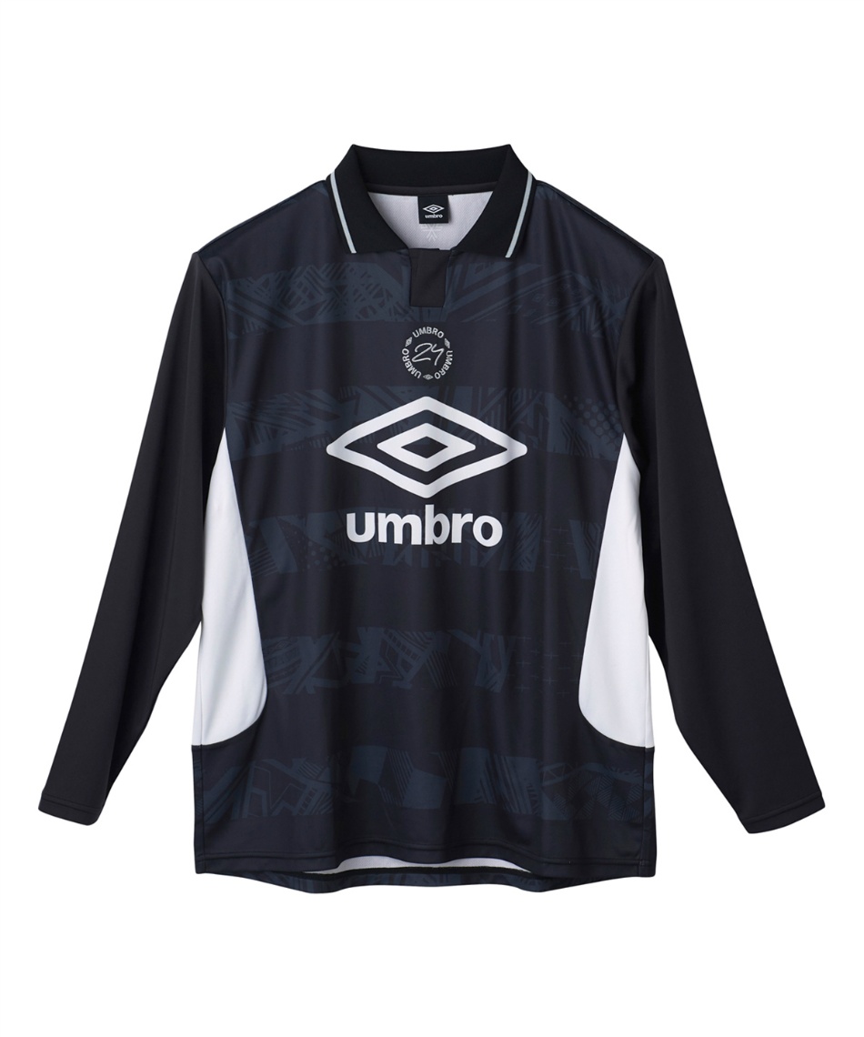 サッカーウェア プラクティスシャツ 長袖THE THIRD by UMBRO