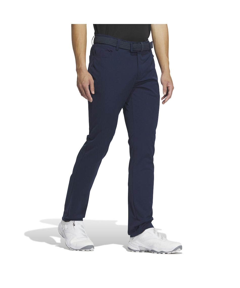 ゴルフウェア ロングパンツ撥水バックエンブロイダリー5ポケットパンツ