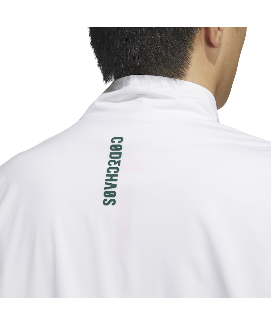 ゴルフウェア ブルゾン コードカオスハーフジップ半袖ウィンド KSL85