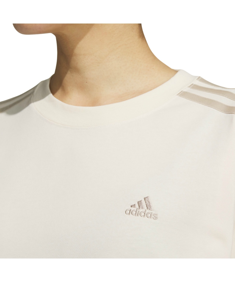 【Adidas】◆エッセンシャルリップ長袖ドレス◆大人気◆ アディダス(adidas) ワンピース 長袖 ESS+ 3ST 長袖Tドレス
