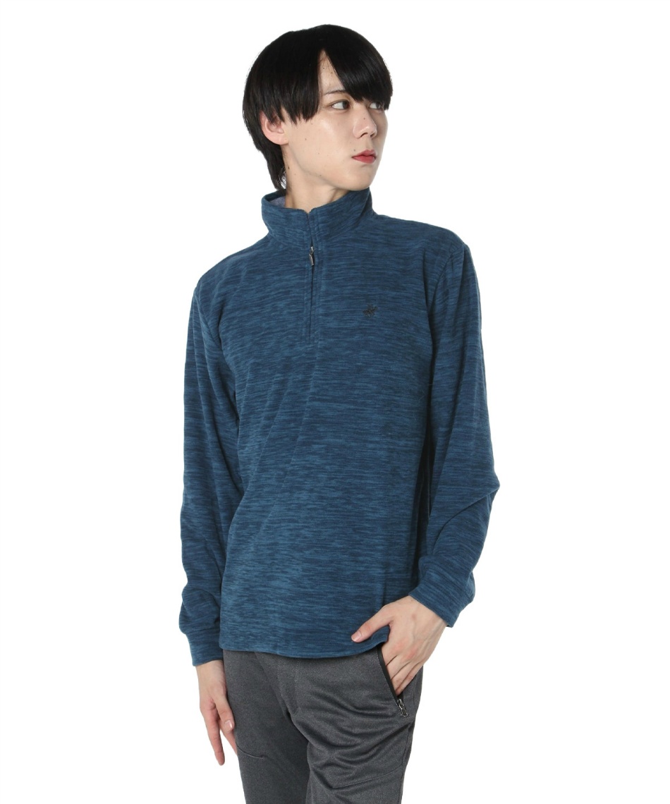 ゴルフウェア スウェットカチオンフリースHジップトレーナー 4532