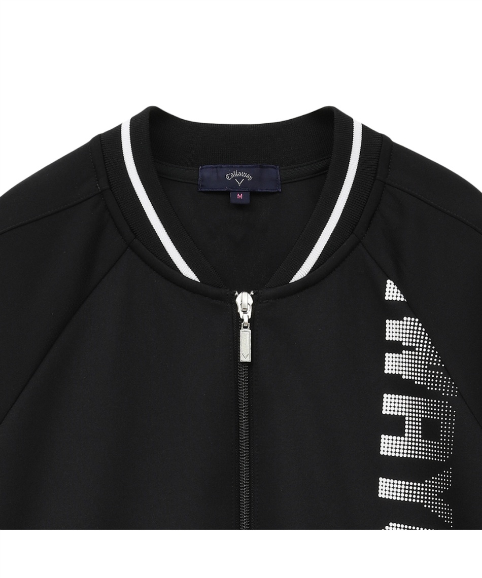 ゴルフウェア ブルゾンダンボールスウェットフルジップブルゾン