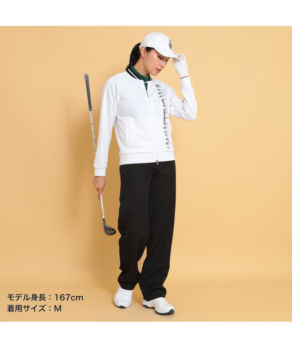 ゴルフウェア ブルゾンダンボールスウェットフルジップブルゾン