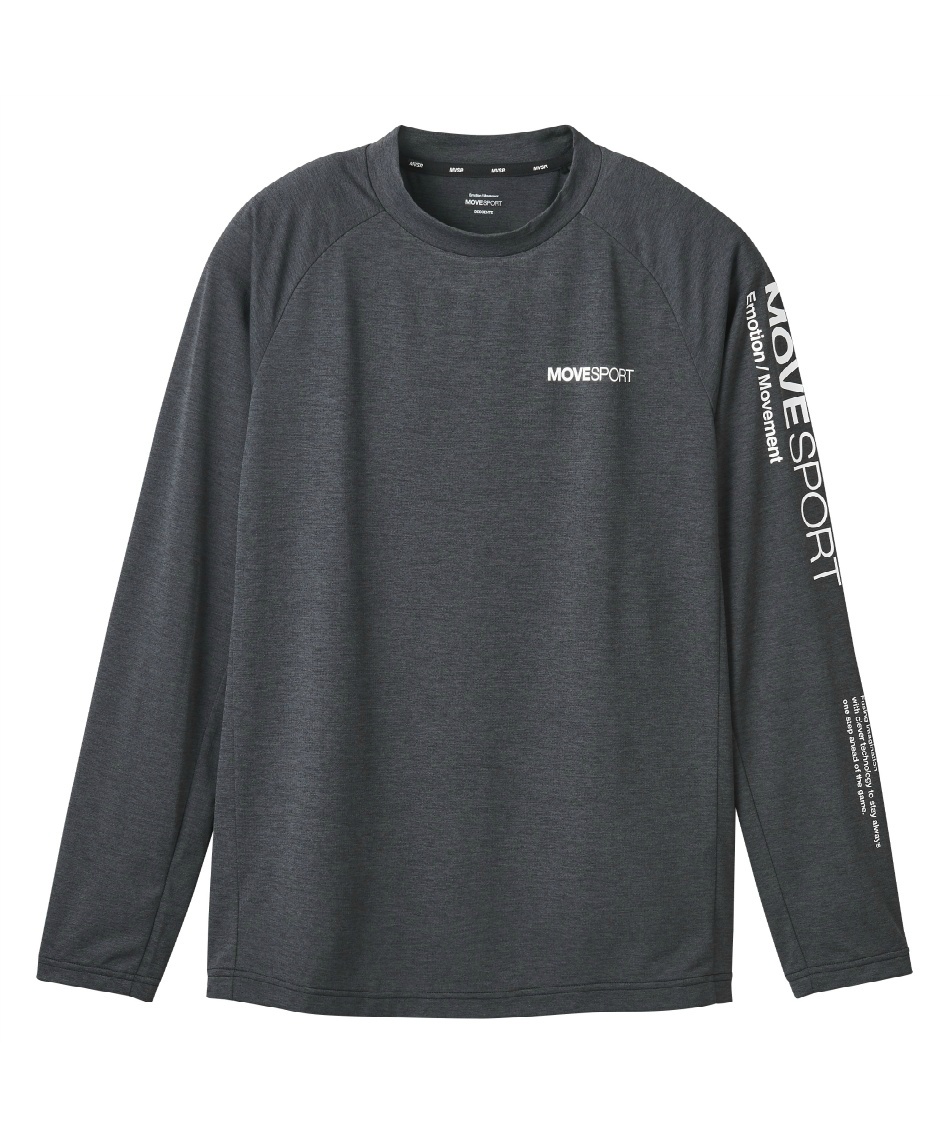 獲得ポイント49pt デサント(DESCENTE) スポーツウェア 長袖 TOUGH ソフトハイゲージ長袖シャツ ST4FLT01M メンズ BK01 S