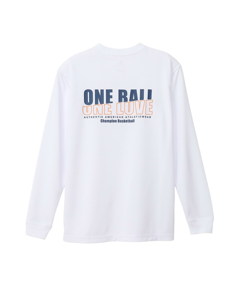 チャンピオン(Champion) バスケットボール 長袖シャツ ミニ ロング