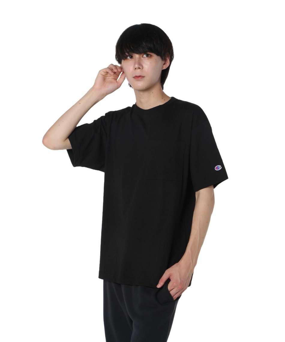 チャンピオン(Champion) Tシャツ 半袖 レイシールド ポケット