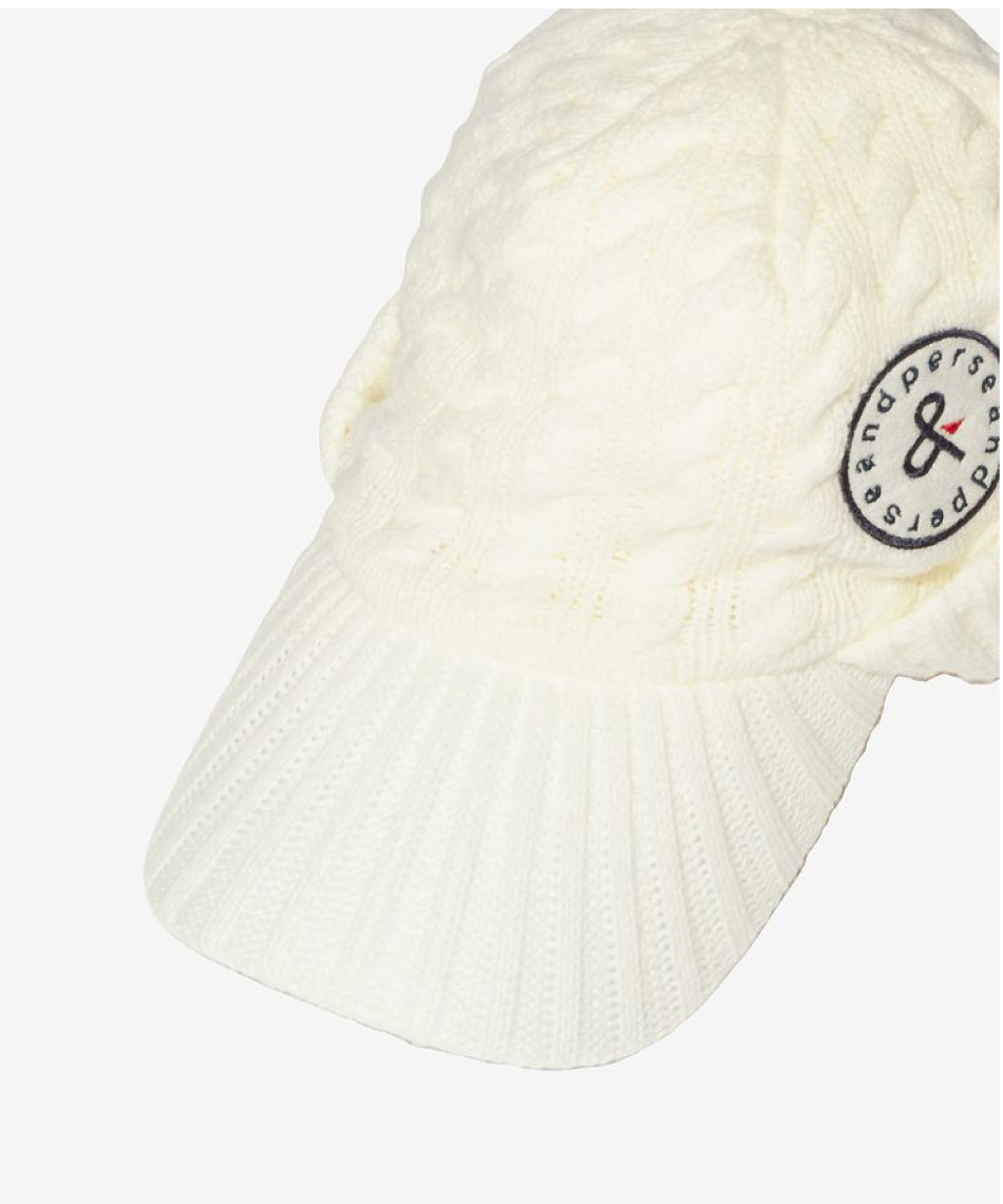 アンパスィ(and per se) ゴルフ ニット帽 ライナー付きニットキャップ