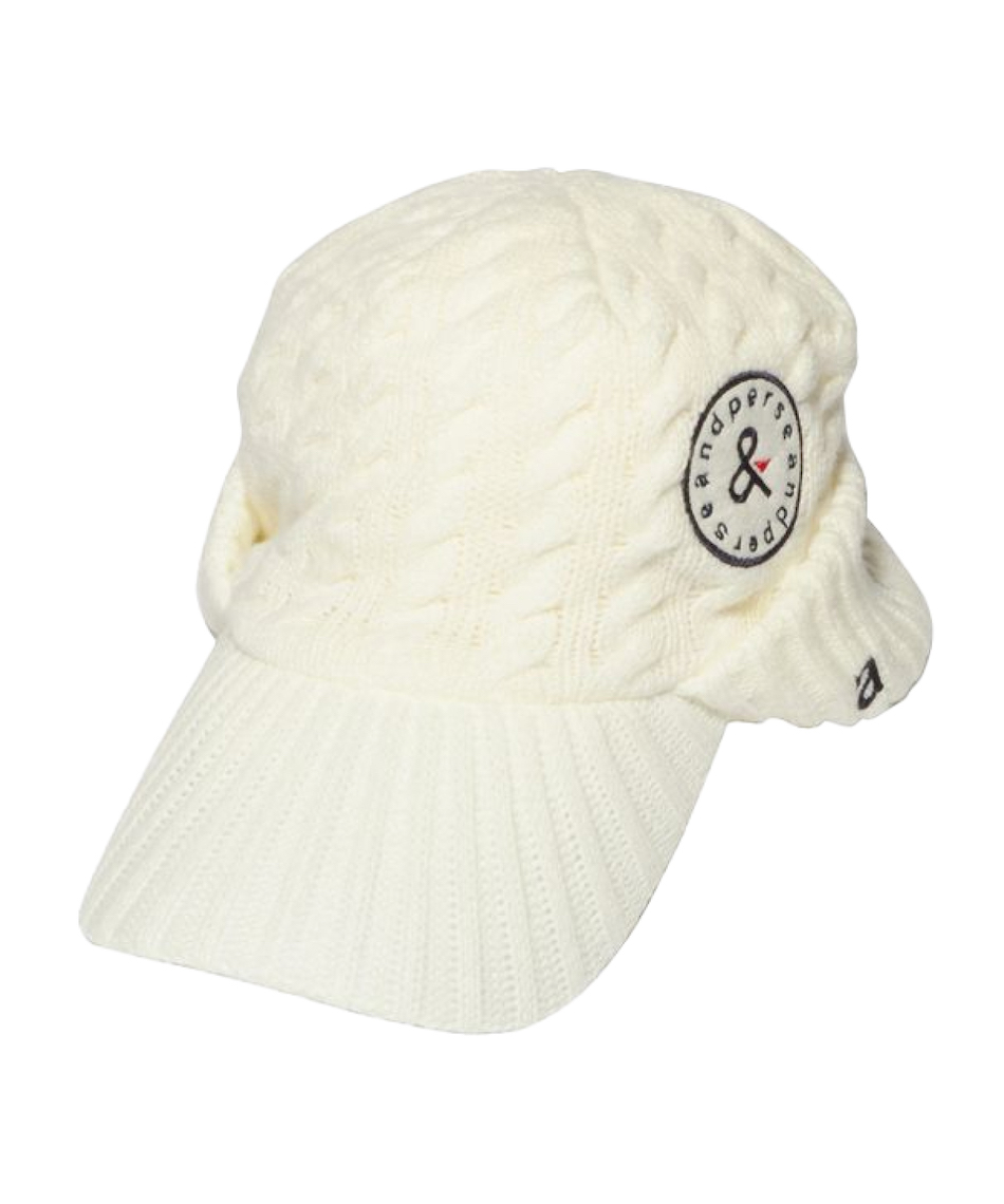 アンパスィ(and per se) ゴルフ ニット帽 ライナー付きニットキャップ