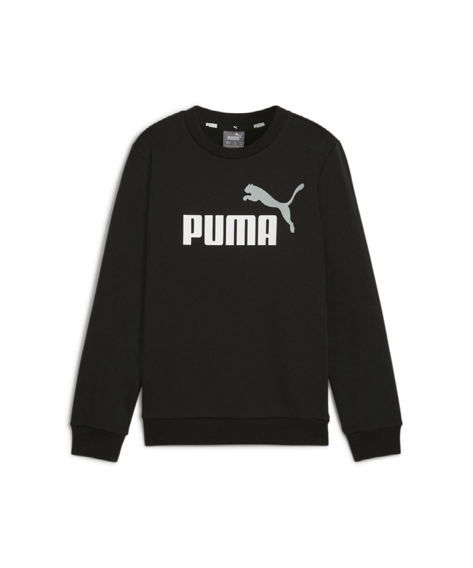 プーマ(PUMA) スウェットトレーナー ESS+ 裏起毛 ビッグロゴ クルー