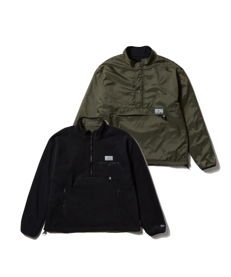 ニューエラ(NEW ERA) パーカー フィールド リバーシブル フリース プル