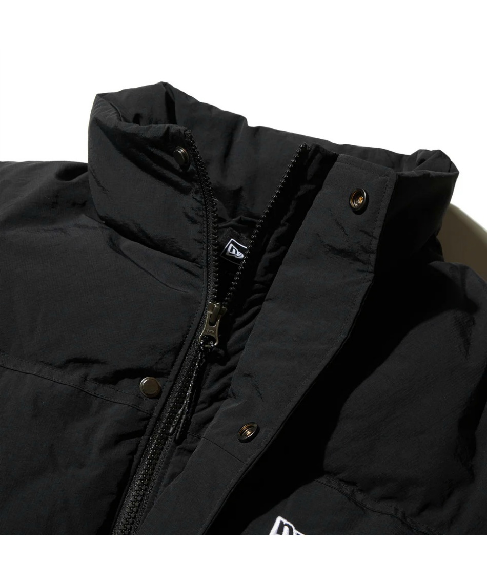 ニューエラ(NEW ERA) ダウンジャケット リップストップ ブラック