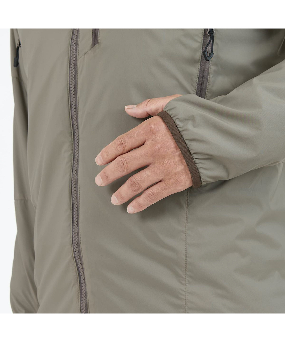 MILLET ナイロンジャケット リップストップ 止水ジップ アウトドア 刺繍