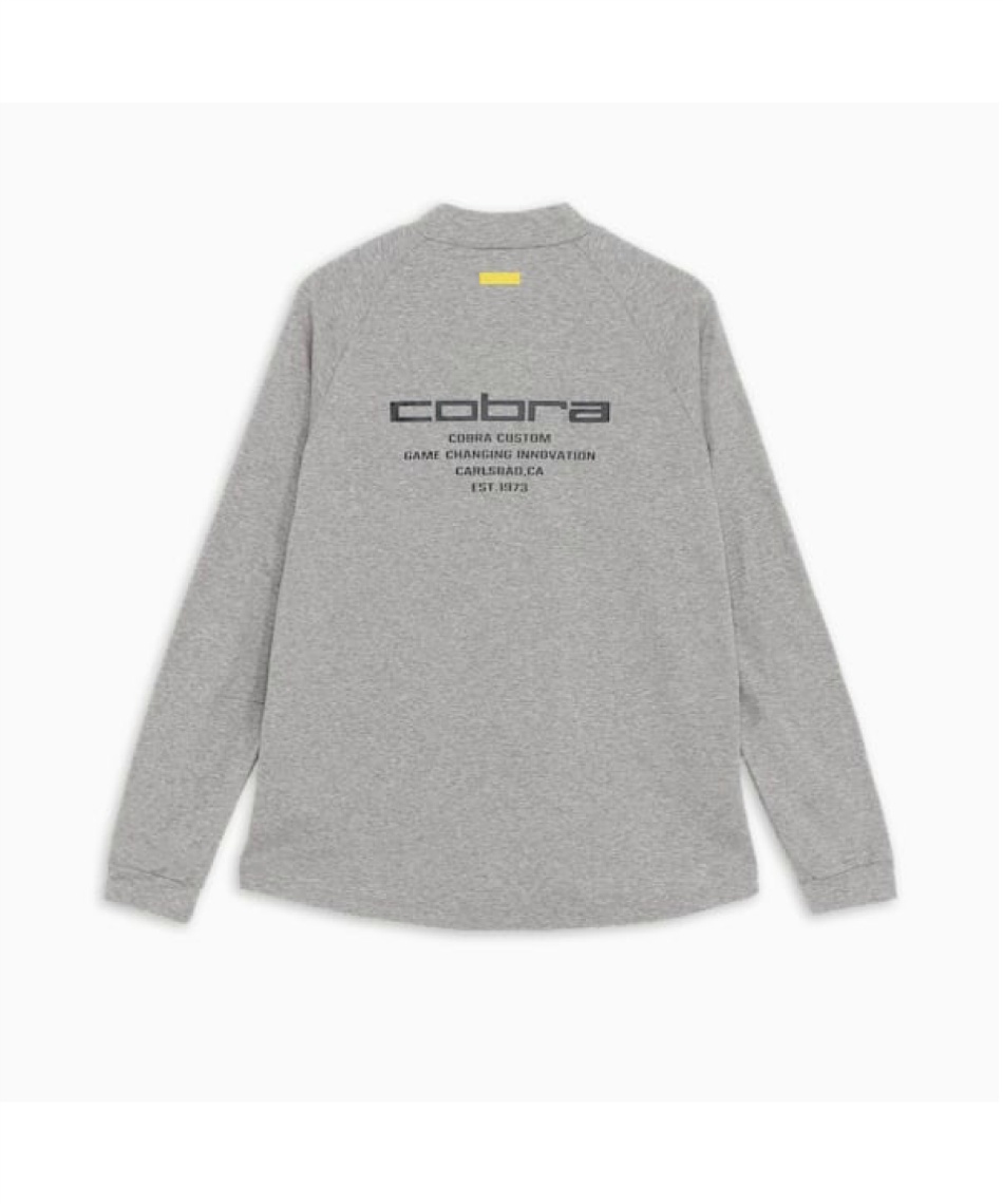 コブラ(cobra) ゴルフウェア 長袖シャツ バックプリント モックネック