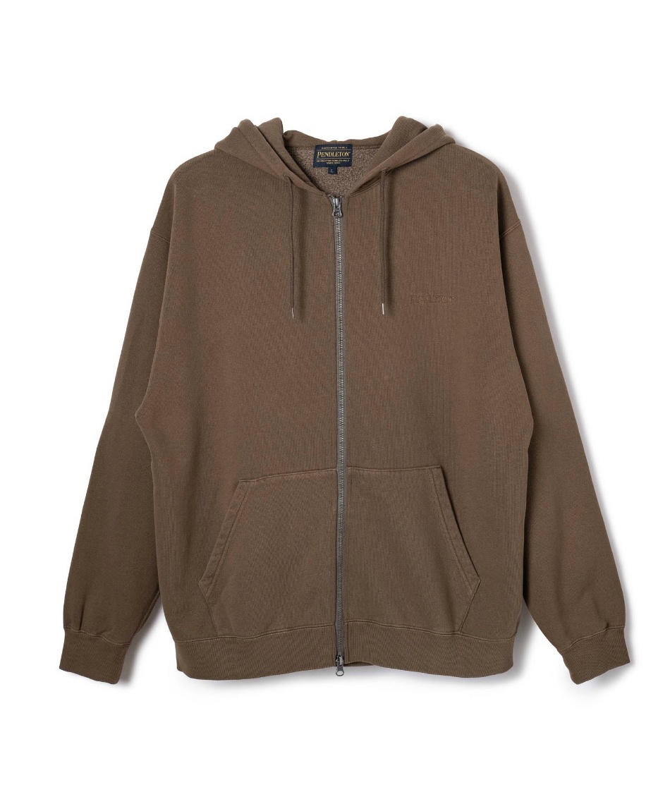 ペンドルトン PENDLETON スウェットパーカー メンズ レディース ピグメントダイEMBジップアップフーディ 4475-7012 ペンドルトン(PENDLETON) スウェットパーカー ピグメントダイEMBジップ