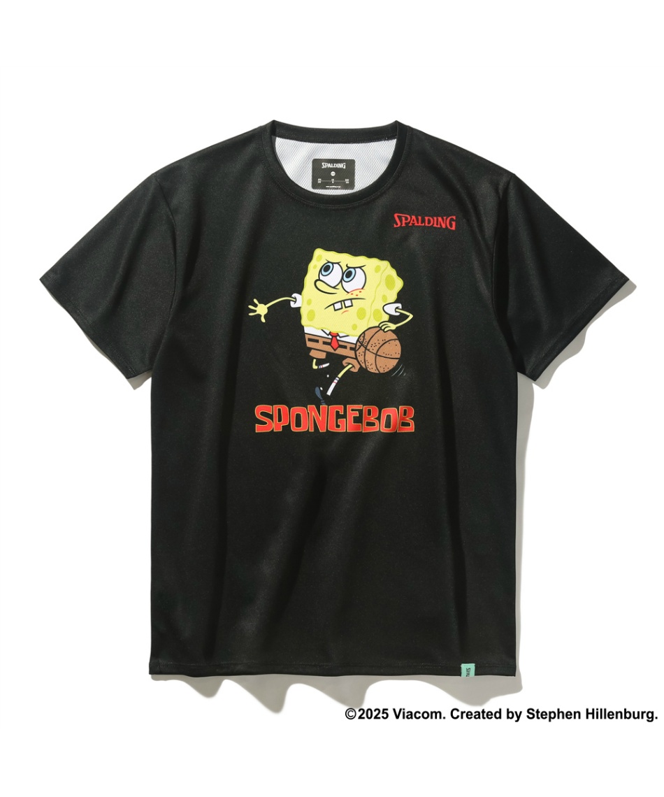 バスケットボールウェア 半袖シャツ ジュニア Tシャツ スポンジ・ボブ