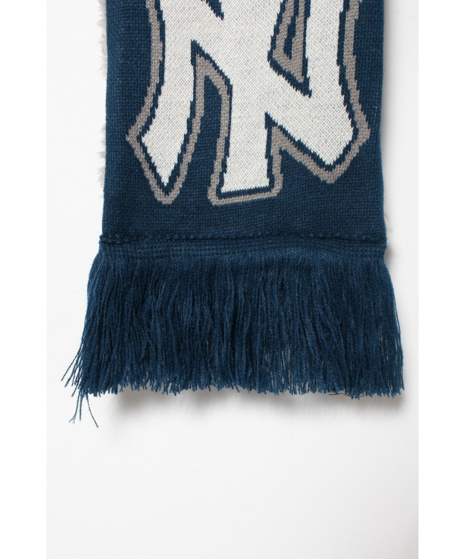 野球 ネックウォーマー ジャガードニットマフラーMLBヤンキース