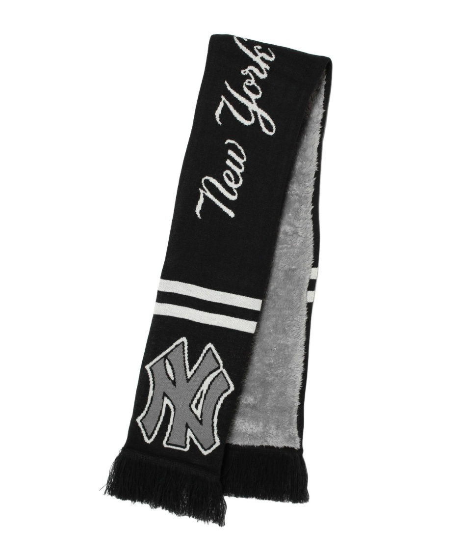野球 ネックウォーマー ジャガードニットマフラーMLBヤンキース
