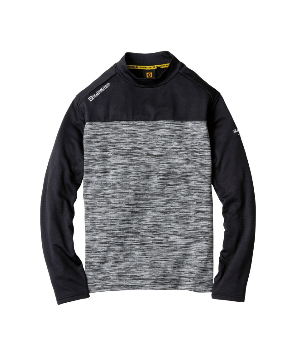 グラディエーター(GLADIATOR) Tシャツ 長袖 光吸収発熱 モックネック