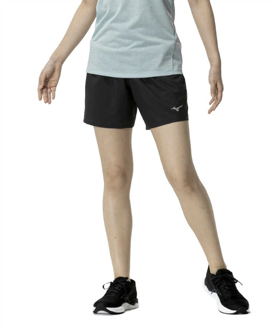 カジュアル黒ショートパンツ ジディー ZIDDY 【 ニコ☆プチ 掲載 】麻調スラブショートパンツ(130