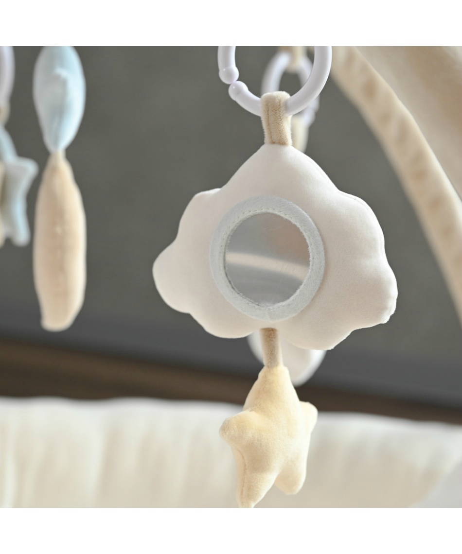 ベビージム KISSBABY まぁるいおそらのプレイジムマット SI171197 【ご