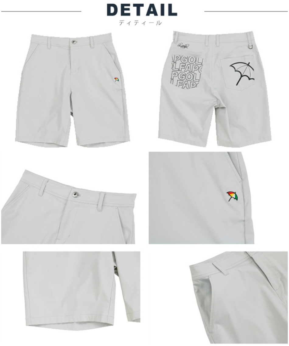 ゴルフウェア ショートパンツ ストレッチショートパンツ AP220307D05