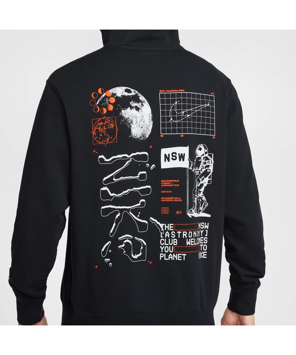 ナイキ(NIKE) スウェットパーカー CLUB 裏毛フードスウェットMOON