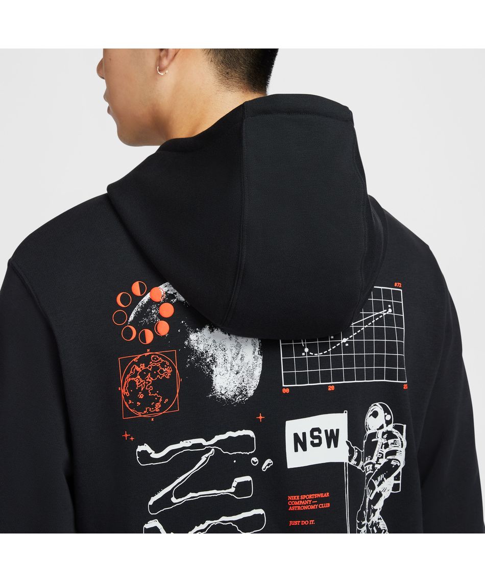 ナイキ(NIKE) スウェットパーカー CLUB 裏毛フードスウェットMOON