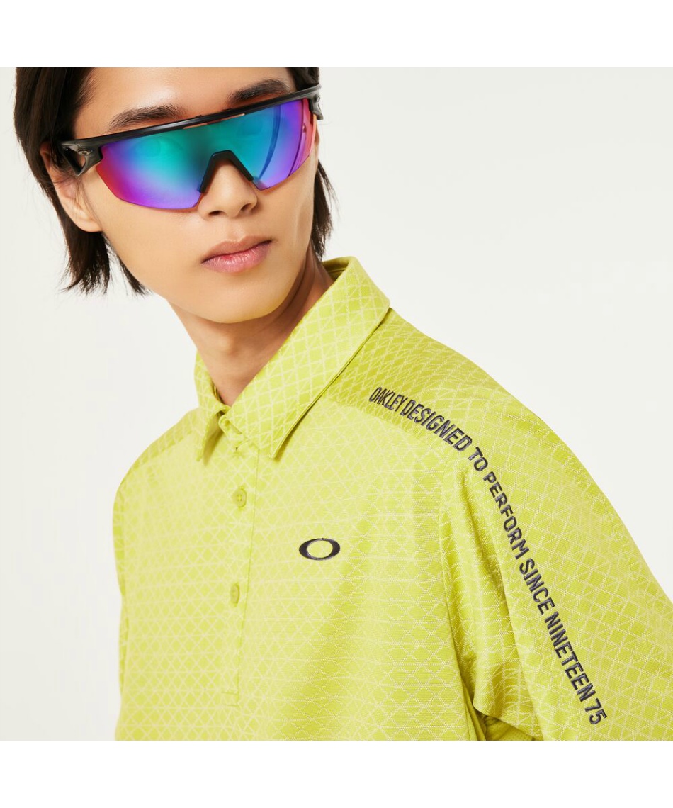 オークリー(OAKLEY) ゴルフウェア ポロシャツ 半袖 ジャガード