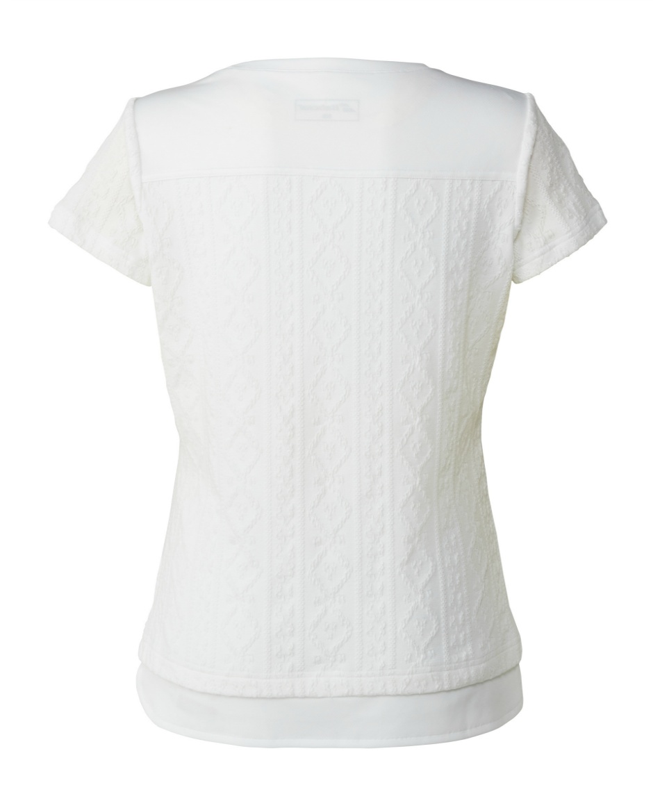 バボラグレー フリル付き 半袖Tシャツ バボラグレー フリル付き 半袖Tシャツ バボラ(Babolat) テニス