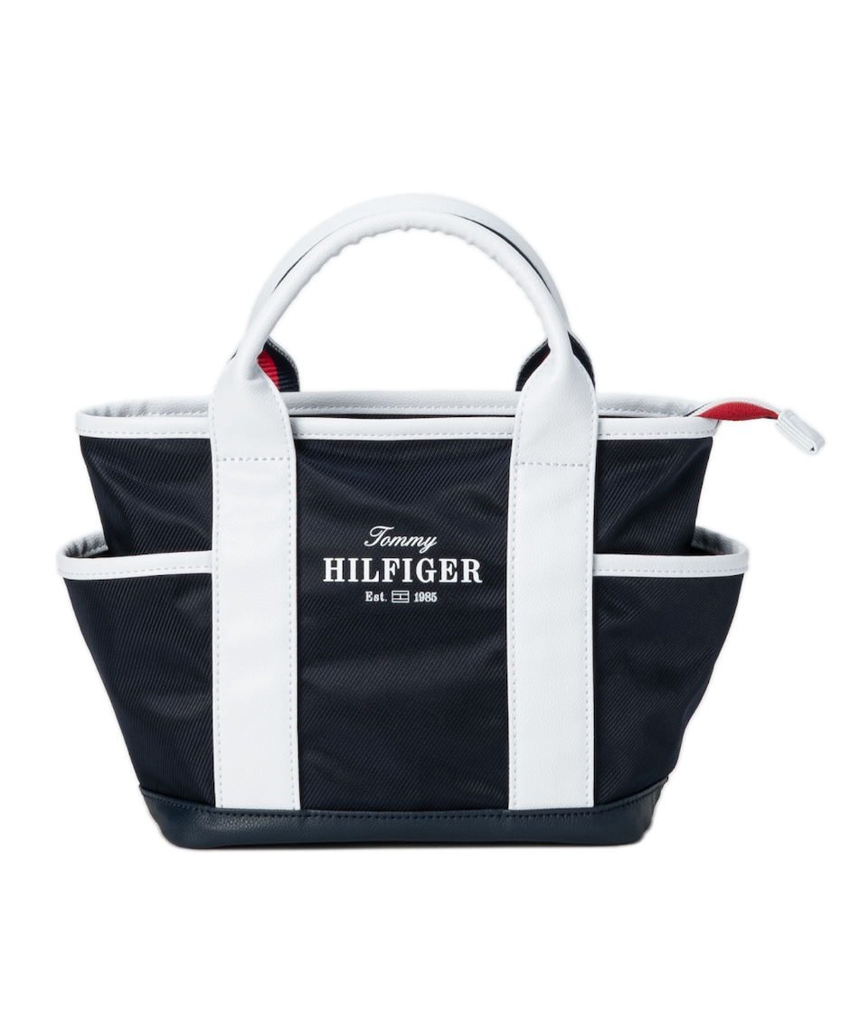 【タグ付き】トミーヒルフィガー　カートバック　ラウンドバッグ　ゴルフ　ネイビー TOMMY HILFIGER GOLF［トミー ヒルフィガーゴルフ］トリプル