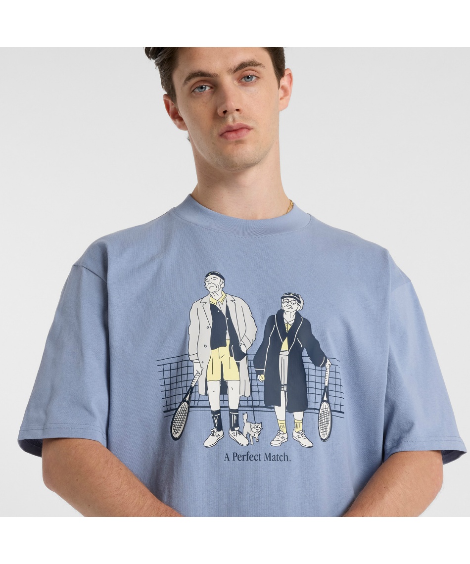 ニューバランス(new balance) Tシャツ 半袖 テニス グラフィックT