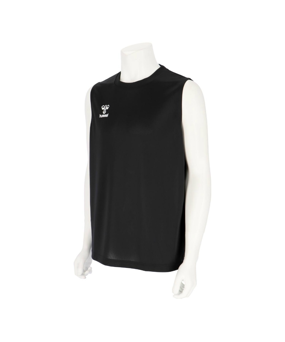 スポーツウェア ノースリーブ ワンポイント 機能ノースリーブシャツ