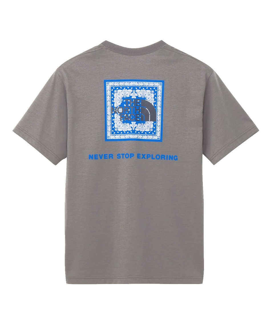 Tシャツ 半袖 ショートスリーブバンダナスクエアロゴティー NT32446-SP