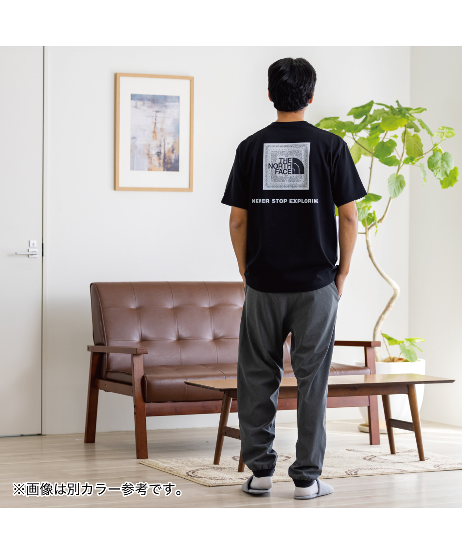 Tシャツ 半袖 ショートスリーブバンダナスクエアロゴティー NT32446-SP