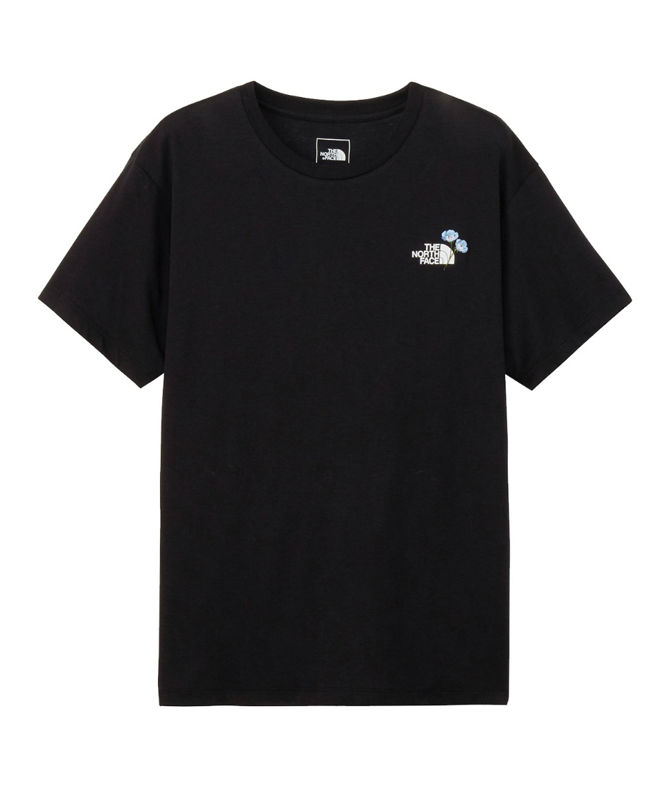 d.i.a.ネイビー フラワーモチーフ Tシャツ CIAOPANIC（チャオパニック） tシャツ BDFフラワーロゴTシャツ