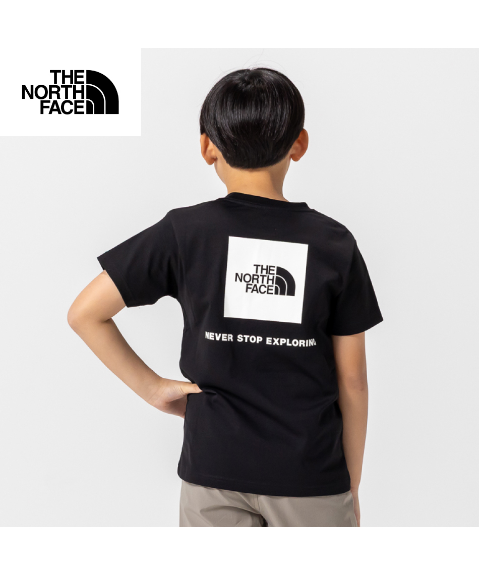Tシャツ 半袖 ショートスリーブバックスクエアロゴティー キッズ