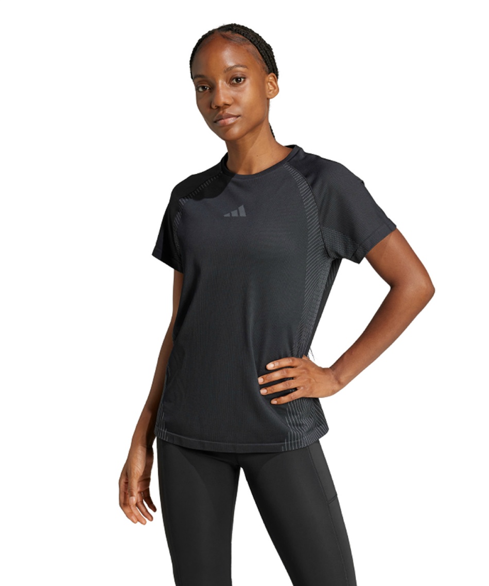 アディダス(adidas) Tシャツ 半袖 シームレス ニット半袖T