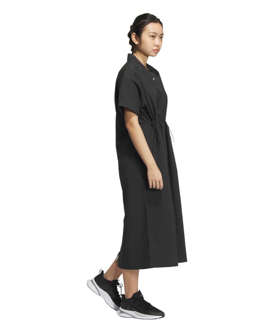 adidas neo × Disney ハーフジップ ワンピース 半袖 ワンピース 半袖 Lux AD ウーブン 半袖 OPワンピース JN9989