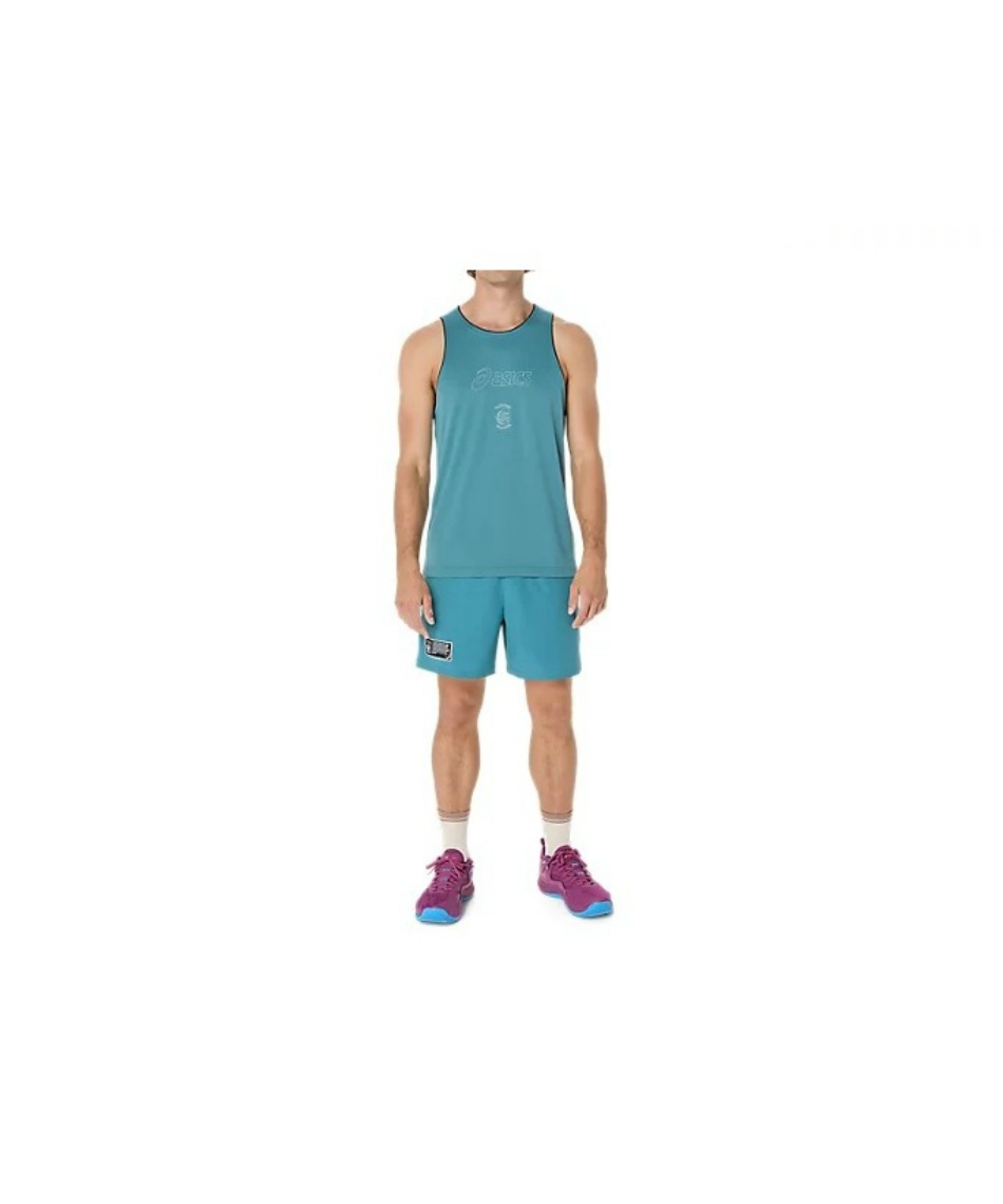 アシックス バスケットパンツ MIDTOWN KRAKENS Lサイズ アシックス(asics) バスケットボール ハーフパンツ ショーツ